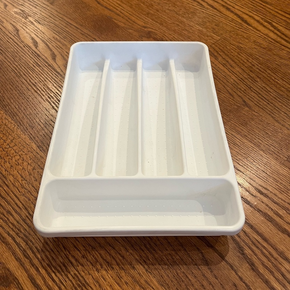 White Kitchen Drawer Organizer